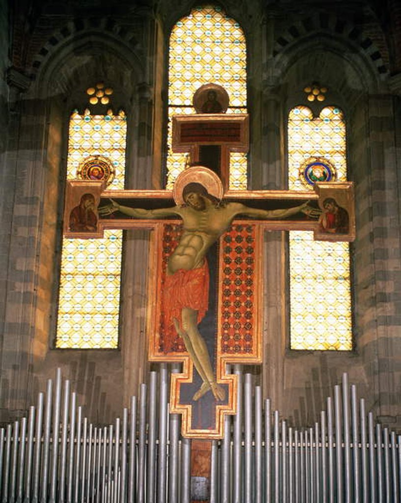 Detail of Crucifix by Giovanni Cimabue
