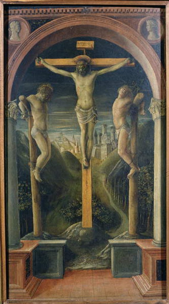 Detail of The Three Crosses, 1456 by Vincenzo Foppa