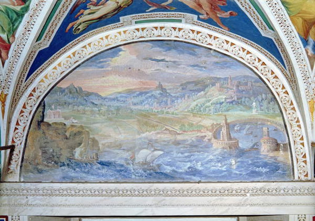 Detail of Port Scene by School Italian