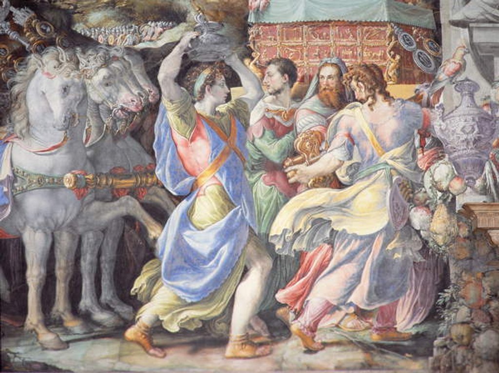 Detail of Triumph of Camillo, scene from 'Stories of Furius Camillus', c.1545 by Francesco de Rossi Salviati Cecchino