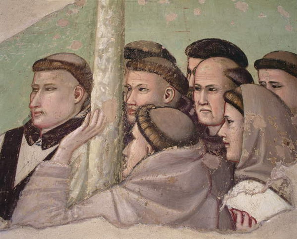Detail of Detail from 'Vision of the Ascension of St. Francis, Bardi Chapel by Giotto