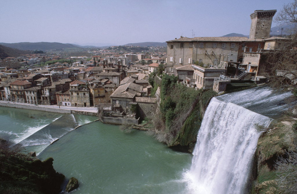 Detail of Waterfall on Italian River by Anonymous