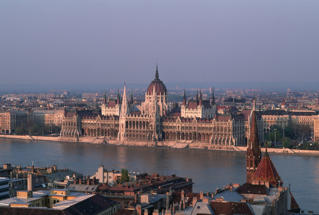 Detail of Danube in Budapest by Anonymous