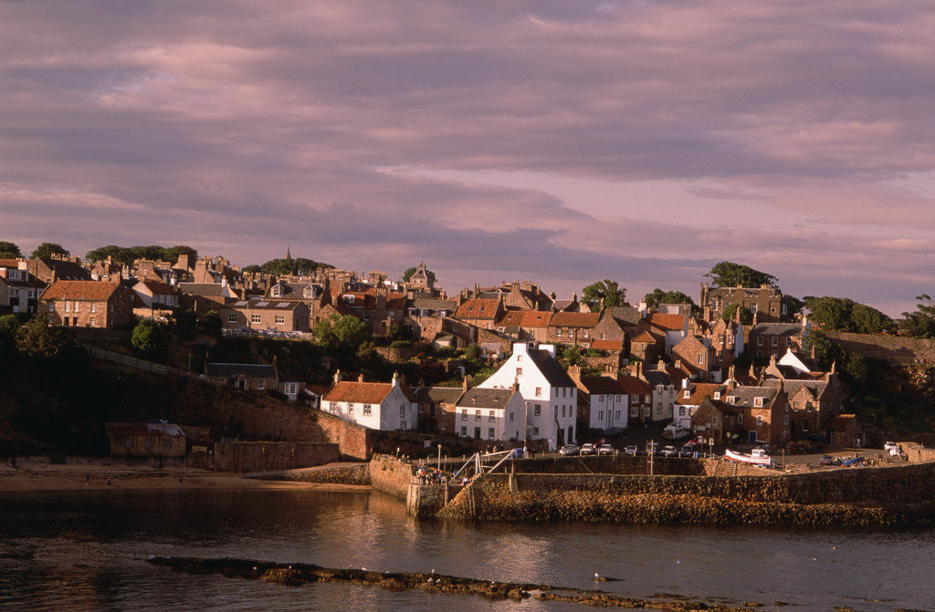 Detail of Harbor on Fife Coast by Anonymous