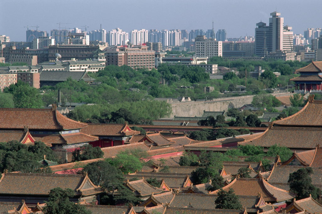 Detail of Old and New Buildings of Beijing by Anonymous