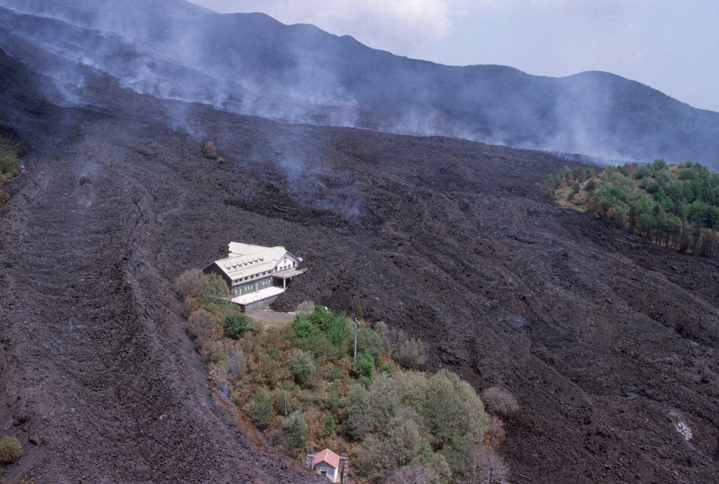 Detail of Building Buried by Lava by Anonymous