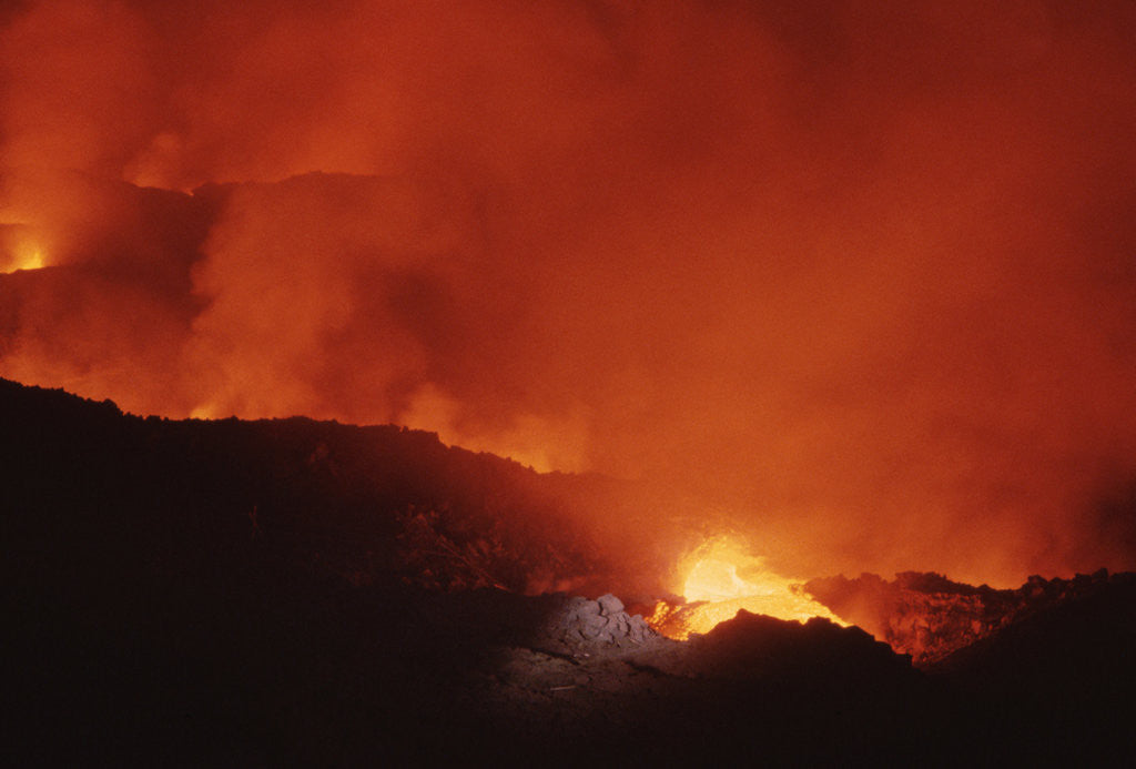 Detail of Lava Flow from Mount Etna by Anonymous