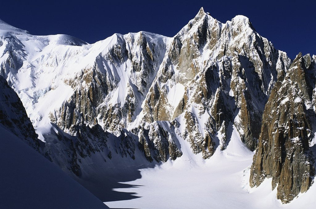 Detail of Mont Maudit in the French Alps by Anonymous