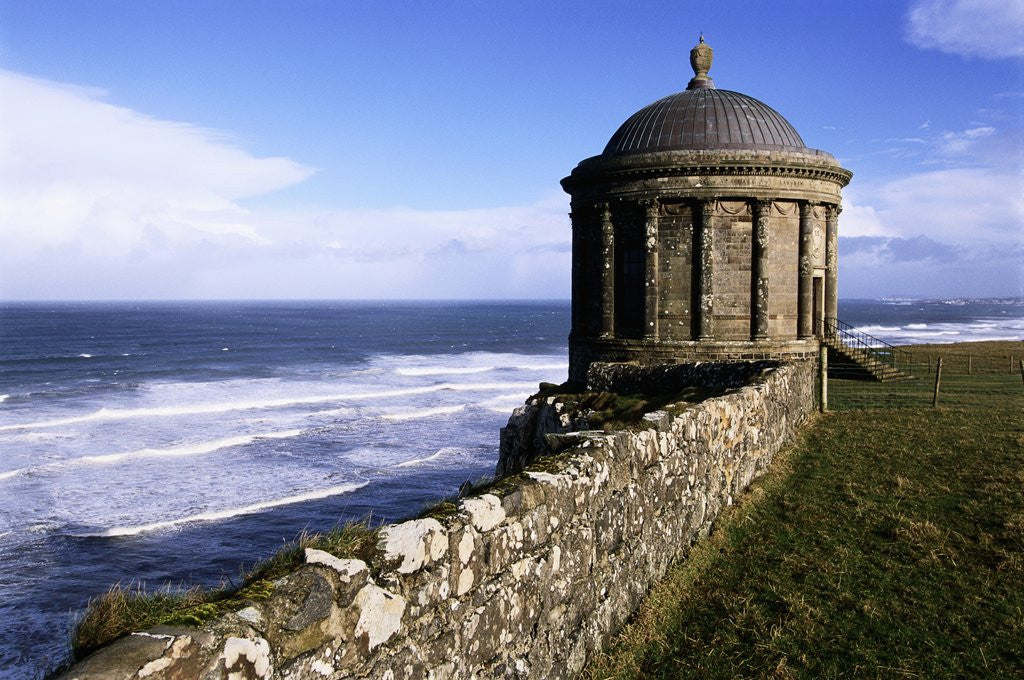 Detail of Mussenden Temple in Downhill Estate by Anonymous