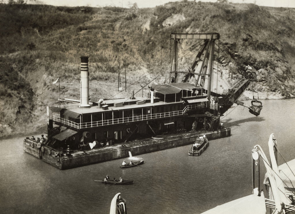 Detail of View of the Panama Canal by Corbis