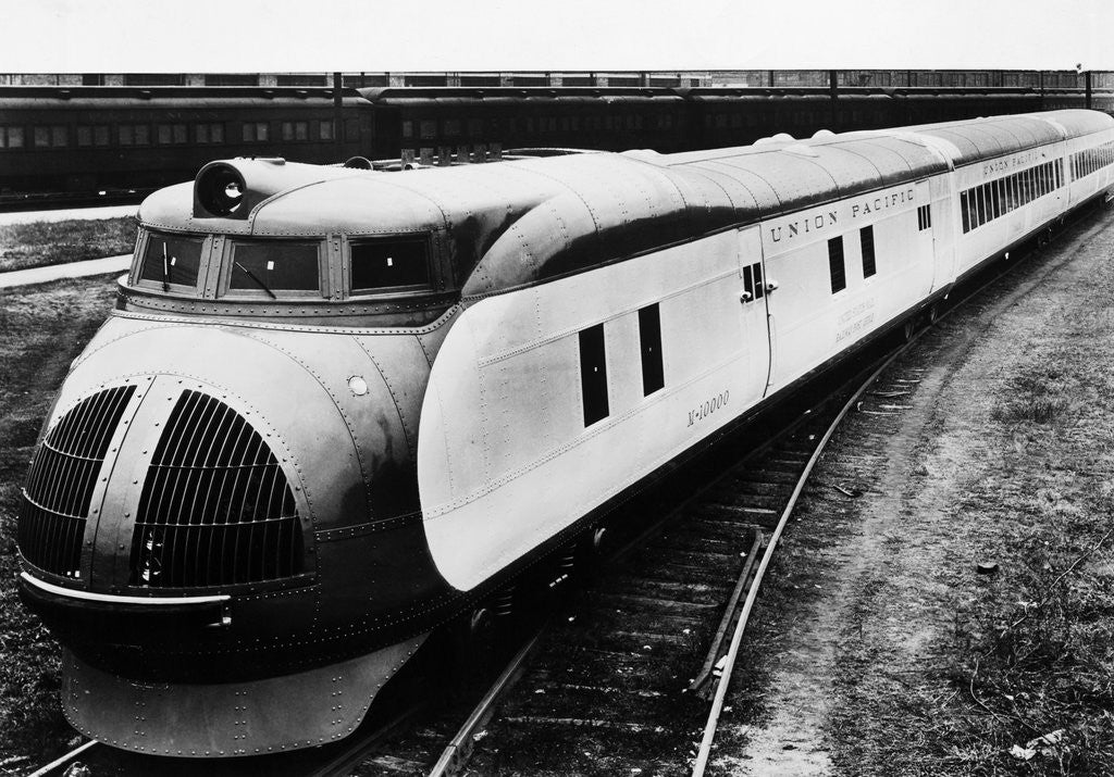 Detail of View of Moving Train by Anonymous
