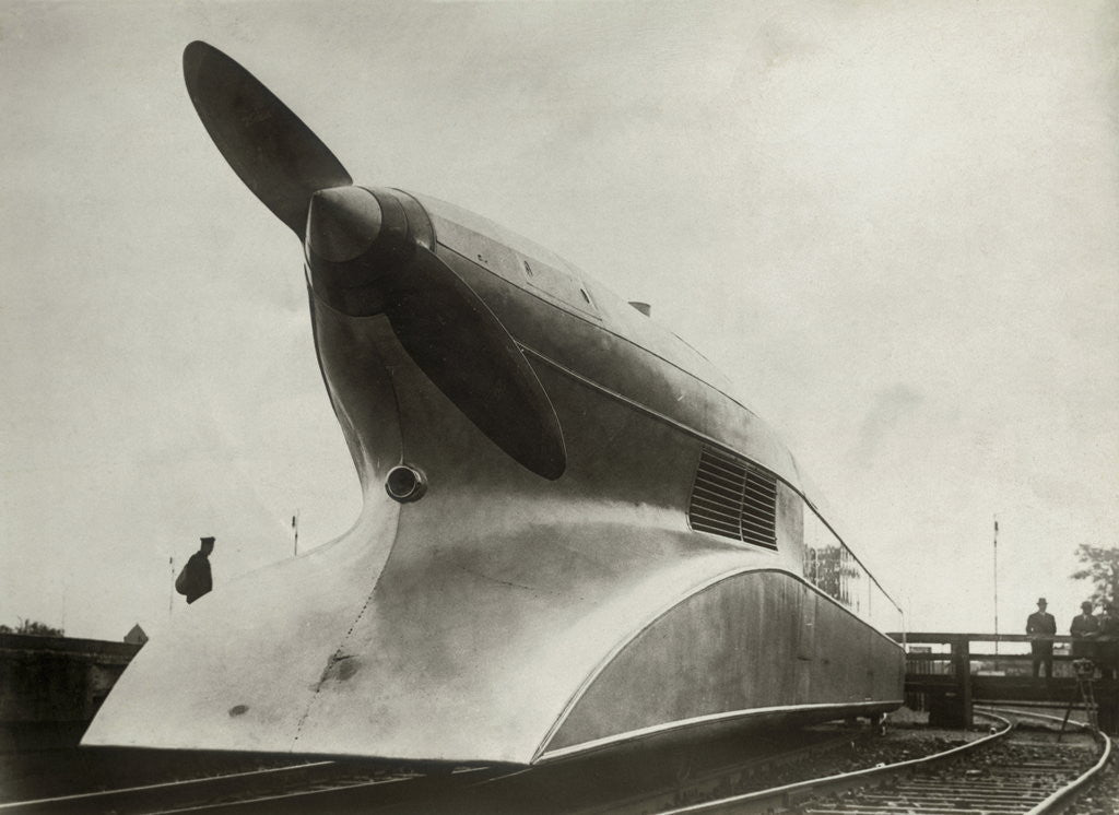 Detail of Rail Zeppelin Locomotive by Anonymous