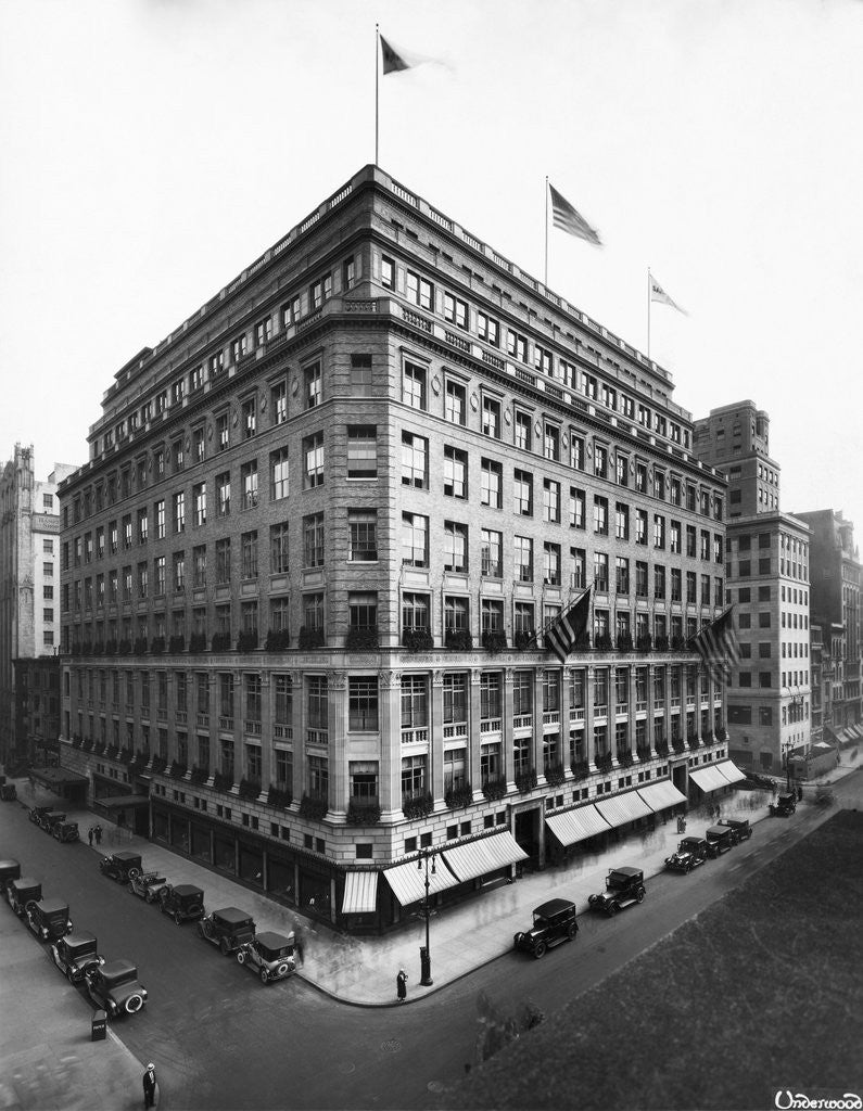 Detail of Saks and Company Clothing Store by Anonymous