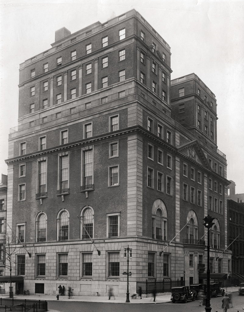 Detail of Exterior View of Union League Club by Anonymous