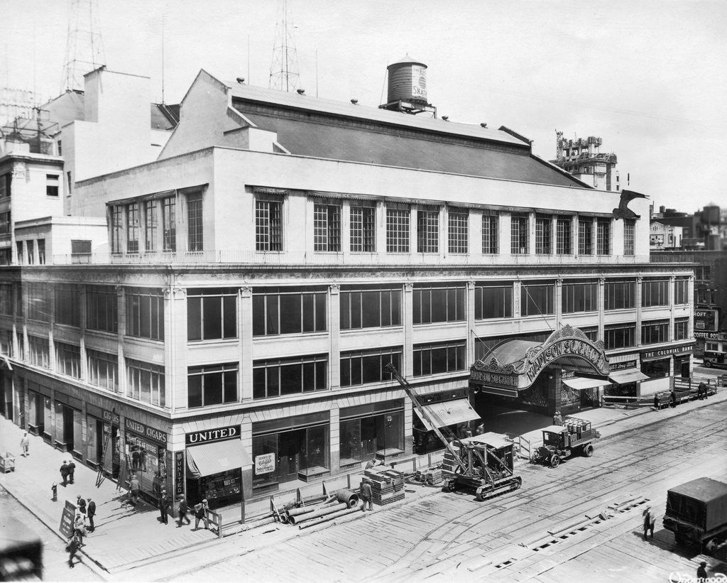 Detail of Exterior View of Early Madison Square Garden by Anonymous
