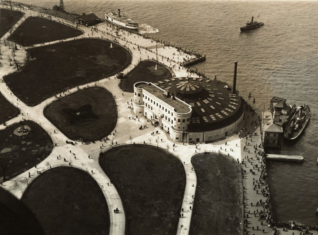 Detail of The Aquarium at Castle Clinton of Battery Park by Anonymous