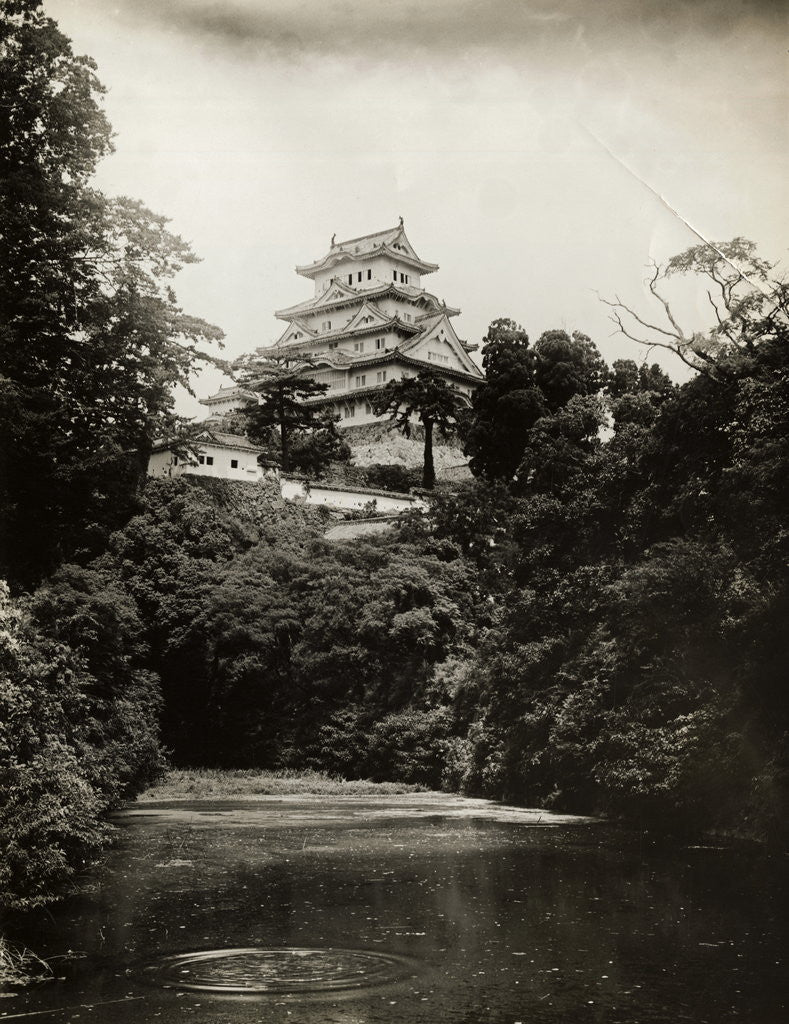 Detail of View of Japanese Castle by Anonymous