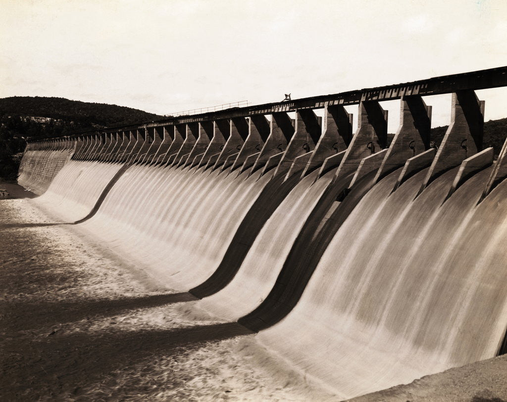 Detail of Great Hollow Dam Across Colorado River by Anonymous