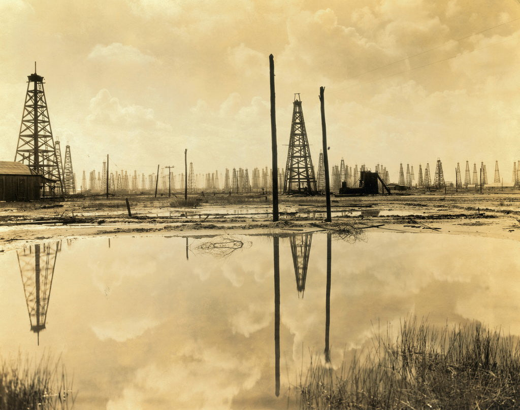 Detail of Spindle Top Oil Fields by Anonymous