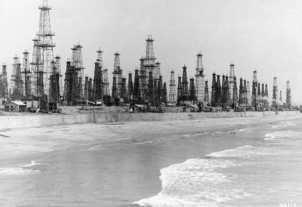 Detail of Oil Wells by Anonymous