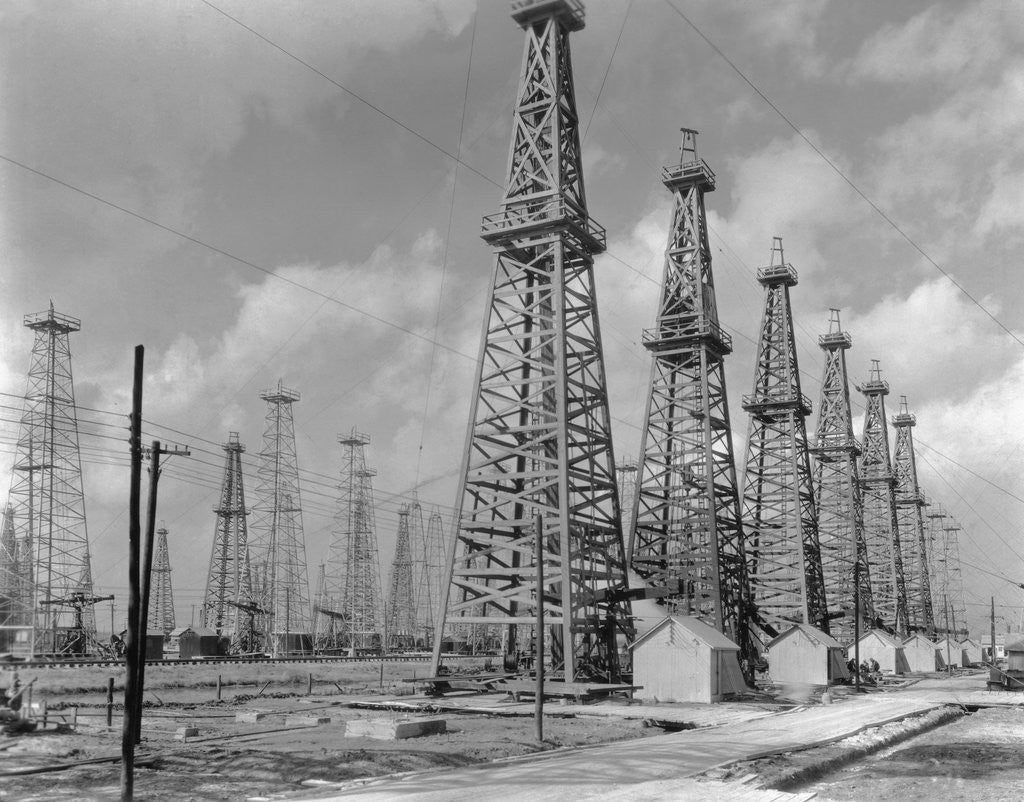 Detail of Oil Wells by Anonymous