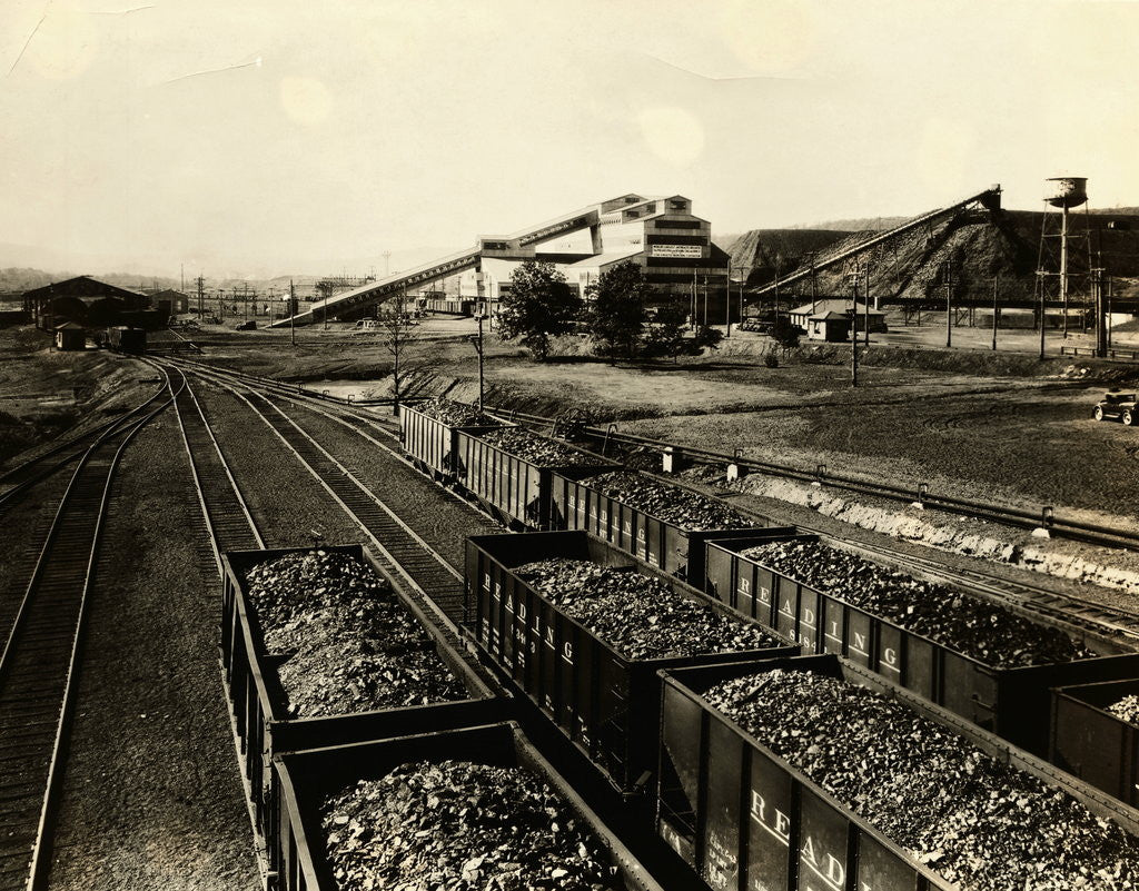 Detail of Colliery of Philadelphia & Reading Coal and Iron Company by Anonymous