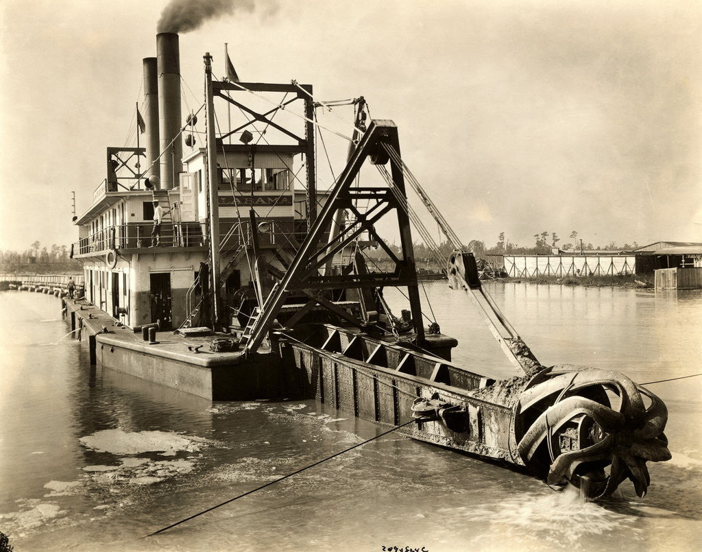 Detail of Hydraulic Dredge by Anonymous