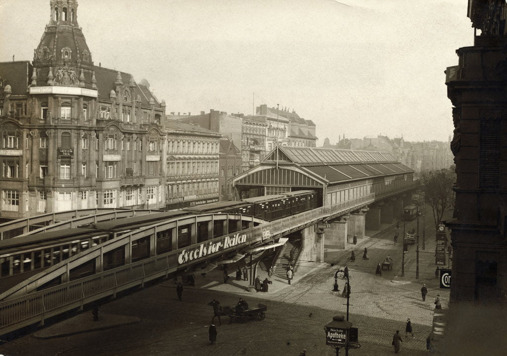 Detail of Danziger Street Railway Station by Anonymous
