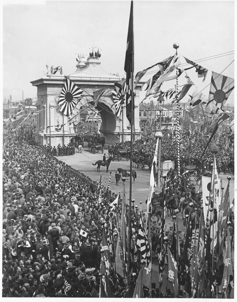 Detail of Japanese Military Parade by Anonymous