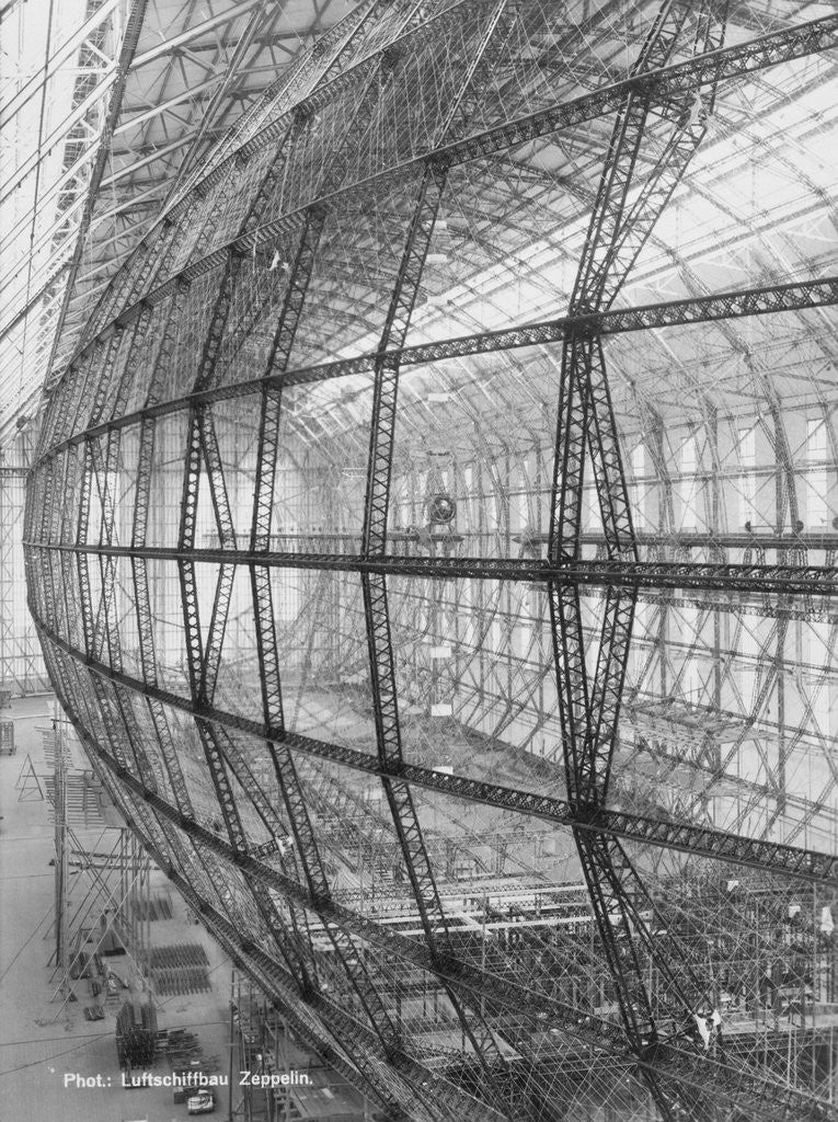Detail of Interior Design of a Zeppelin by Anonymous