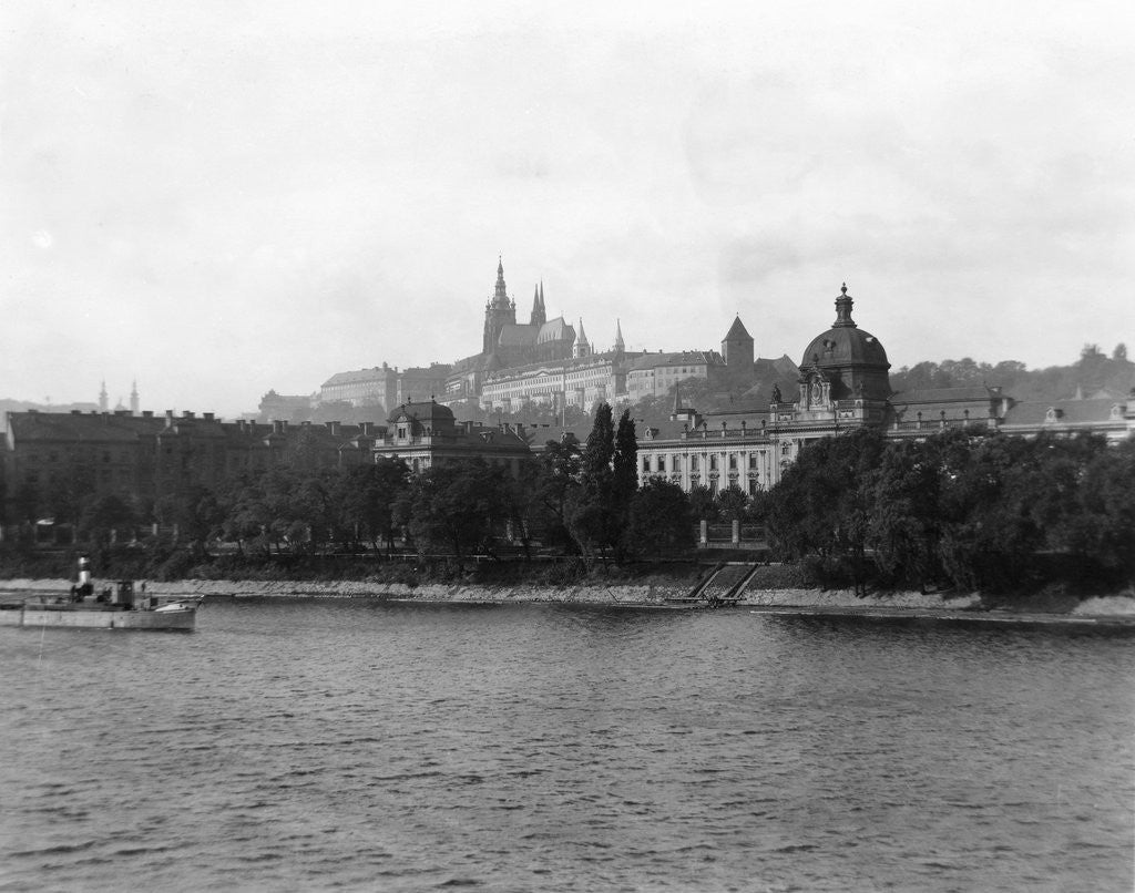 Detail of Hradcany Hill in Prague, Czechoslovakia by Anonymous