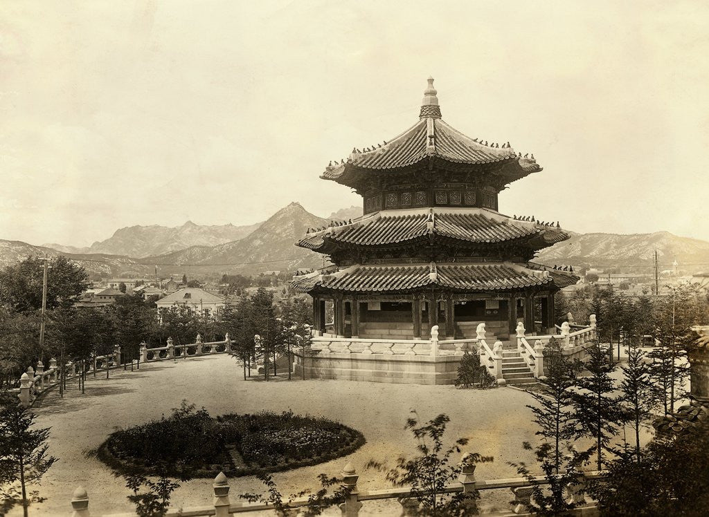 Detail of Temple of Heaven in Seoul by Anonymous
