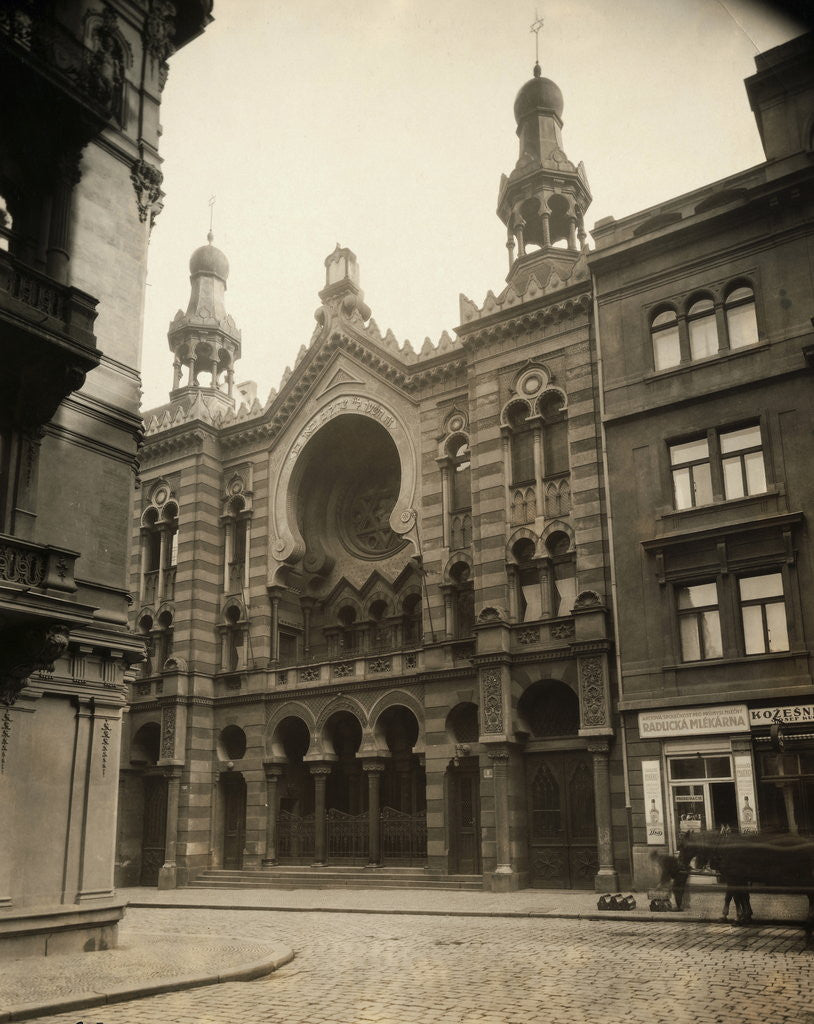 Detail of The Oldest Synagogue in Europe by Anonymous