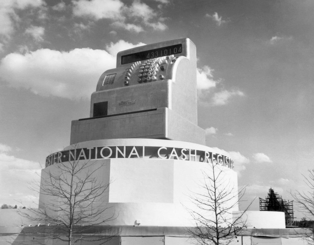 Detail of National Cash Register Pavilion by Anonymous