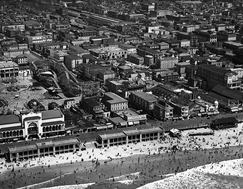 Detail of Overview of Atlantic City by Anonymous