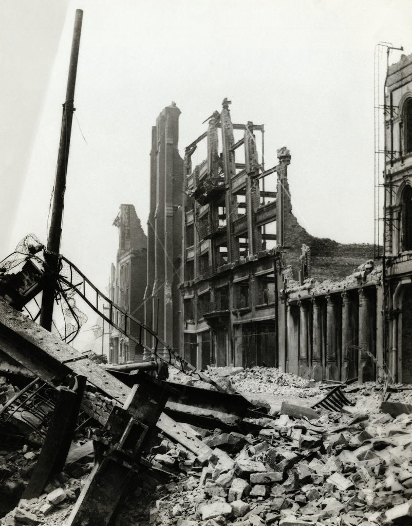 Detail of San Francisco Earthquake Rubble by Anonymous