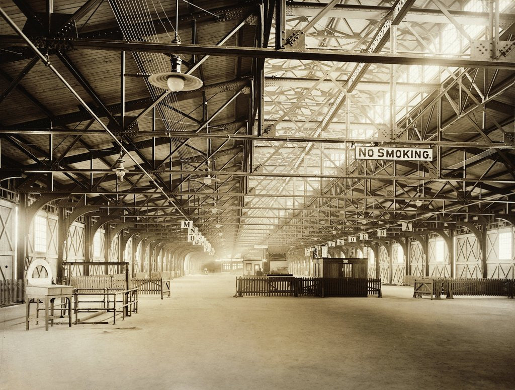 Detail of Cunard Line Pier Cleared Out for TitanicSurvivors by Anonymous