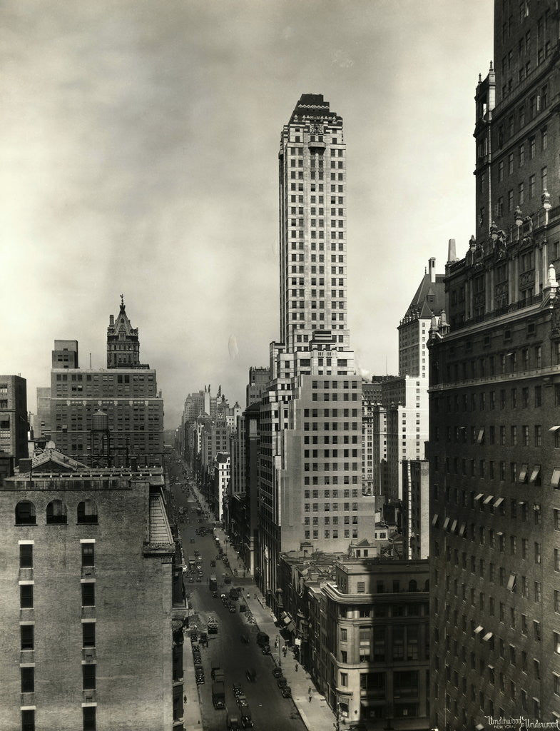 Detail of East 57th Street in New York City by Anonymous