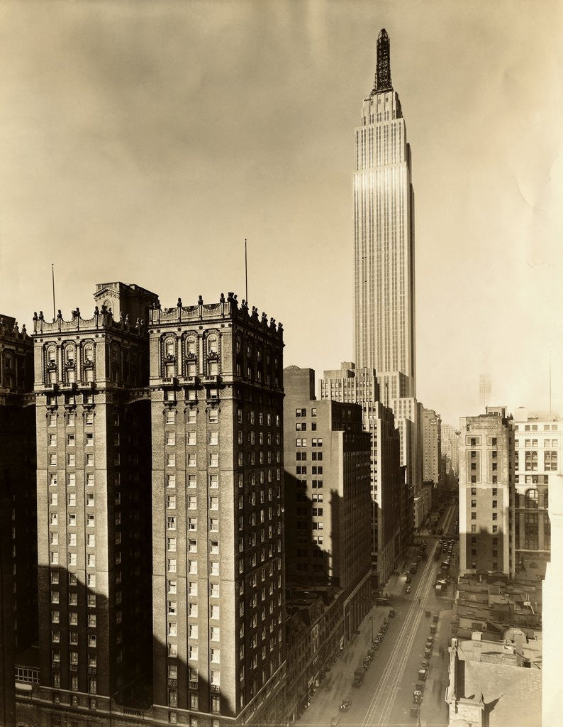Detail of Close-Up of Empire State Building by Anonymous