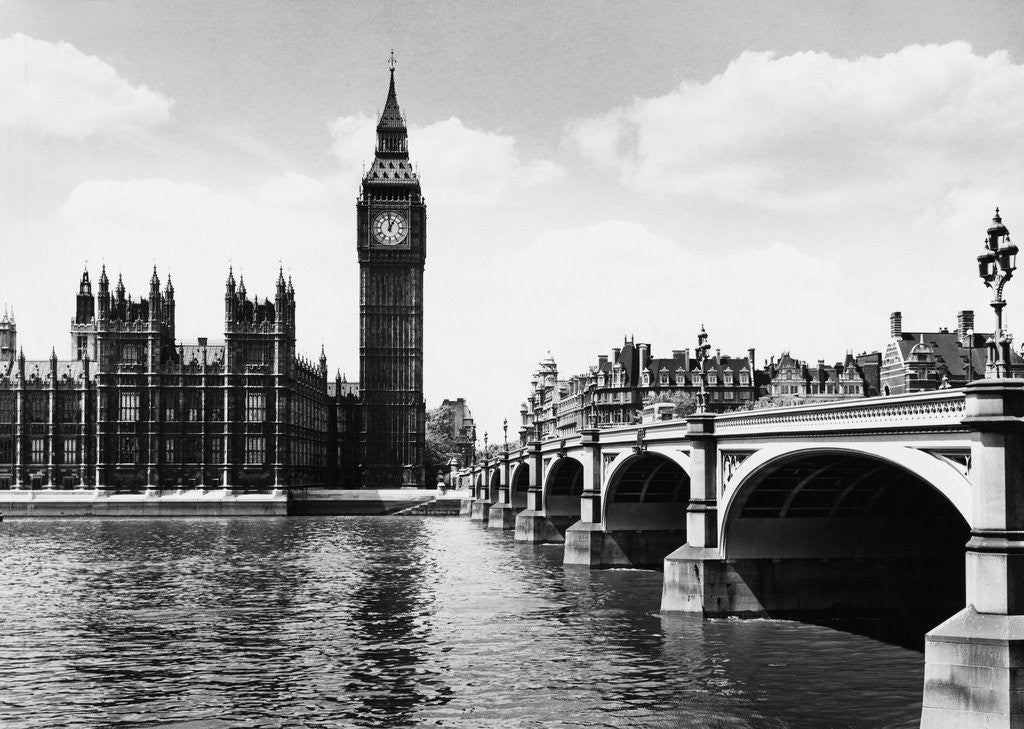 Detail of London's Big Ben by Anonymous