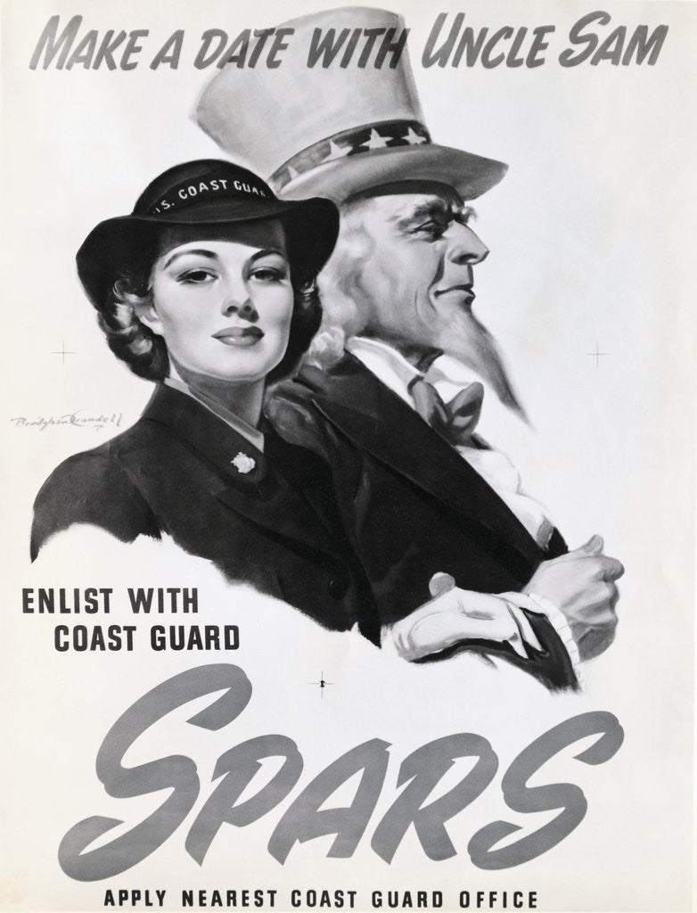 Detail of SPARS Recruitment Poster by Corbis