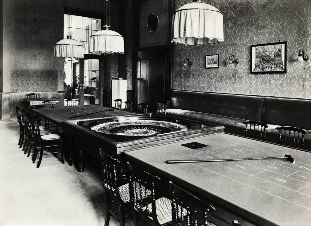 Detail of Unoccupied Game Room by Anonymous
