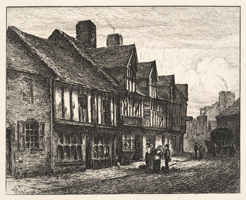 Detail of Old House, Lichfield Street by John Fullwood