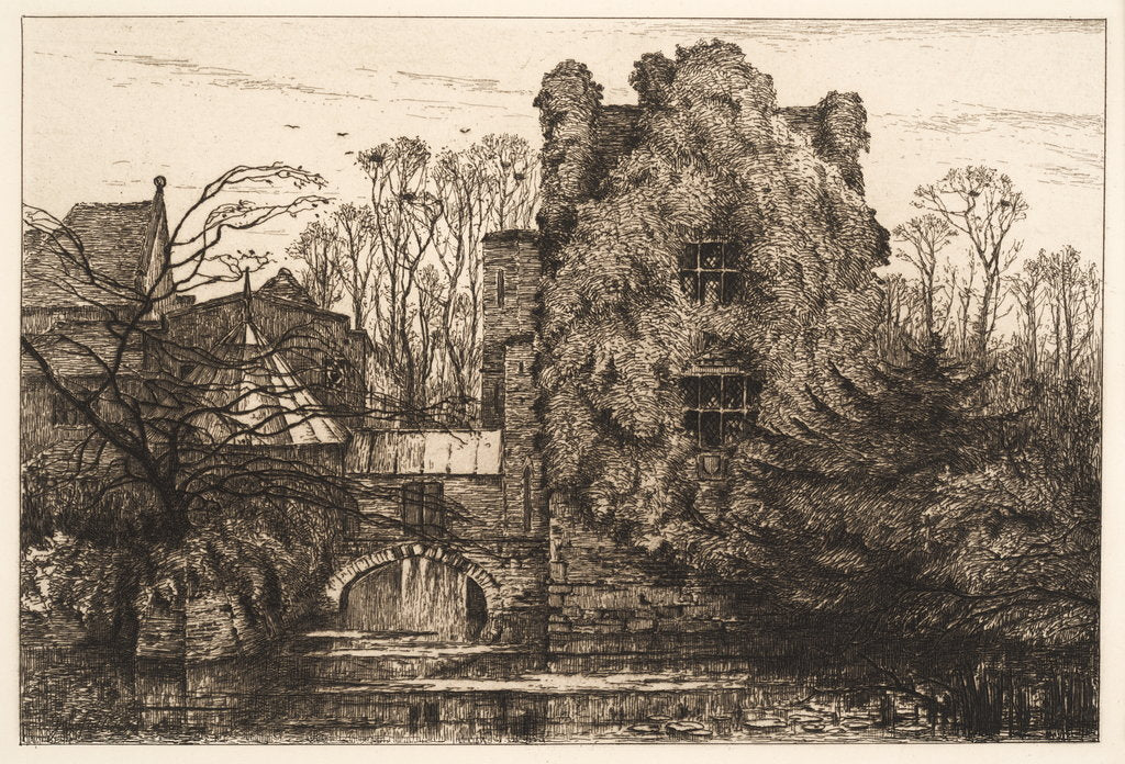 Detail of Dunsall Hall, Wolverhampton by John Fullwood