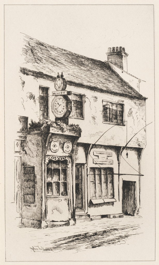 Detail of Shop in an Old House, Lichfield Street, Wolverhampton by John Fullwood