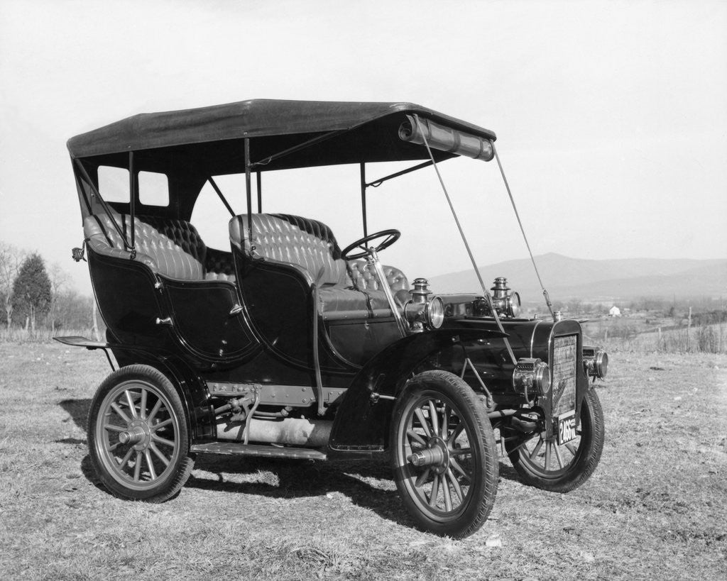 Detail of Early Model Cadillac Outdoors by Anonymous