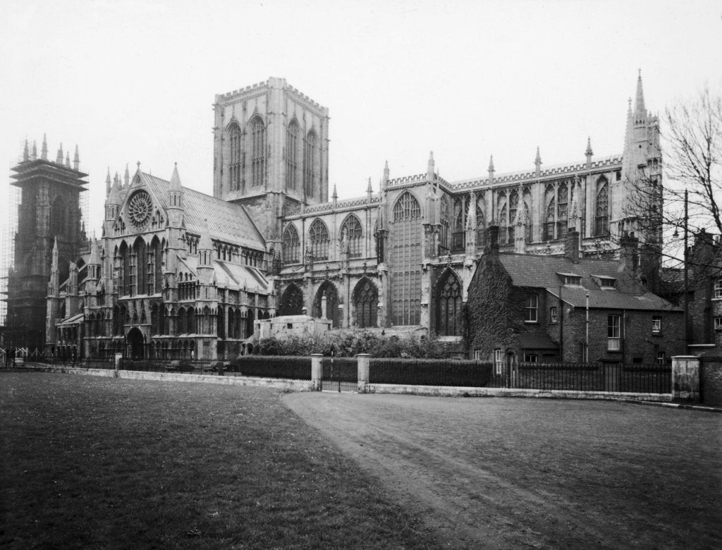 Detail of A general view of York Minster by Anonymous