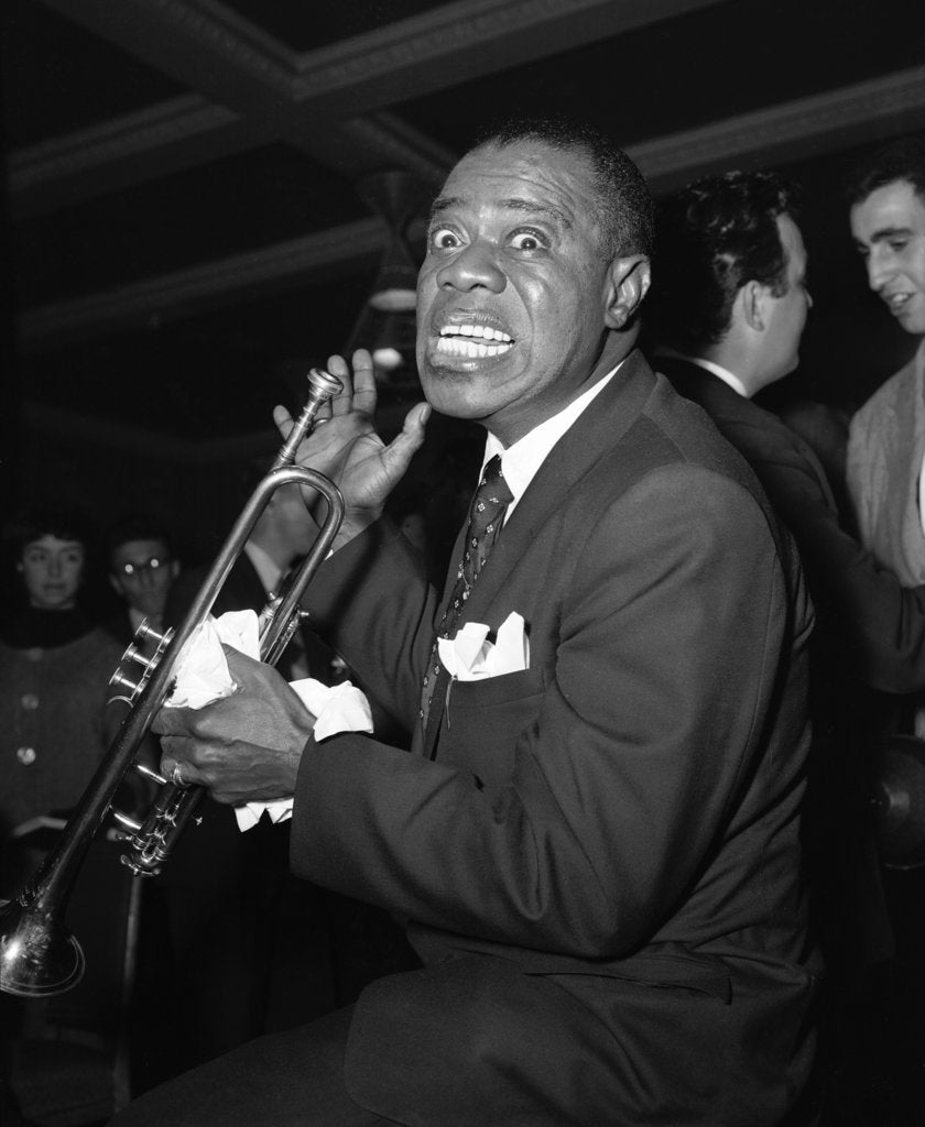 Detail of Louis Armstrong by Staff