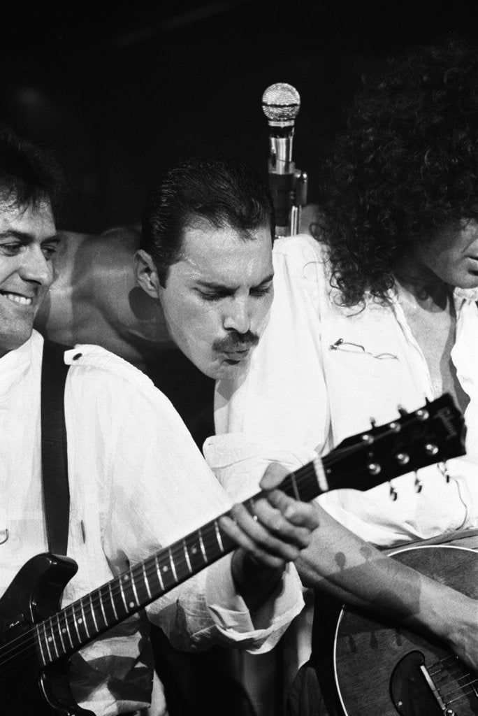 Detail of Queen at Wembley Arena by Anonymous