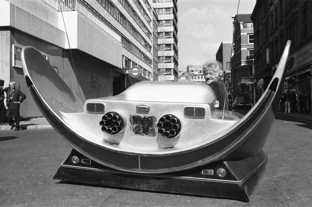 Detail of Jon Pertwee, Dr Who in the TV series by Anonymous